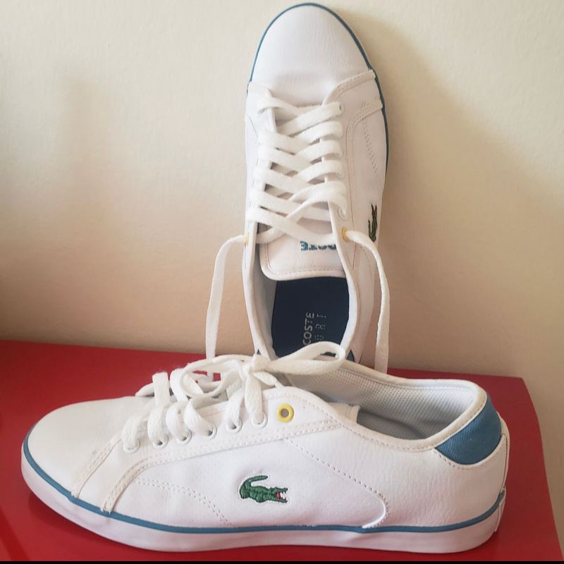 Tenis lacoste best sale couro branco