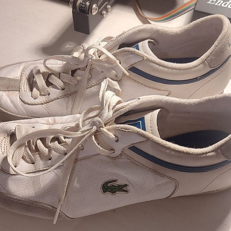 Tenis Lacoste Carew Spm 11941 1110 Original em Couro Importado Perfeito Estado Usado Apenas 4 Vezes Lacoste Usado 99746200 enjoei