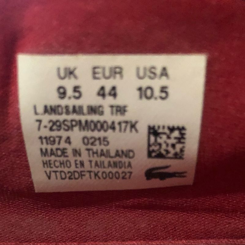Lacoste 11974 sales