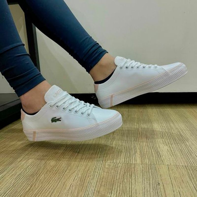 Feminino Tenis De Lacoste Tenis Lacoste T-Clip Feminino Branco