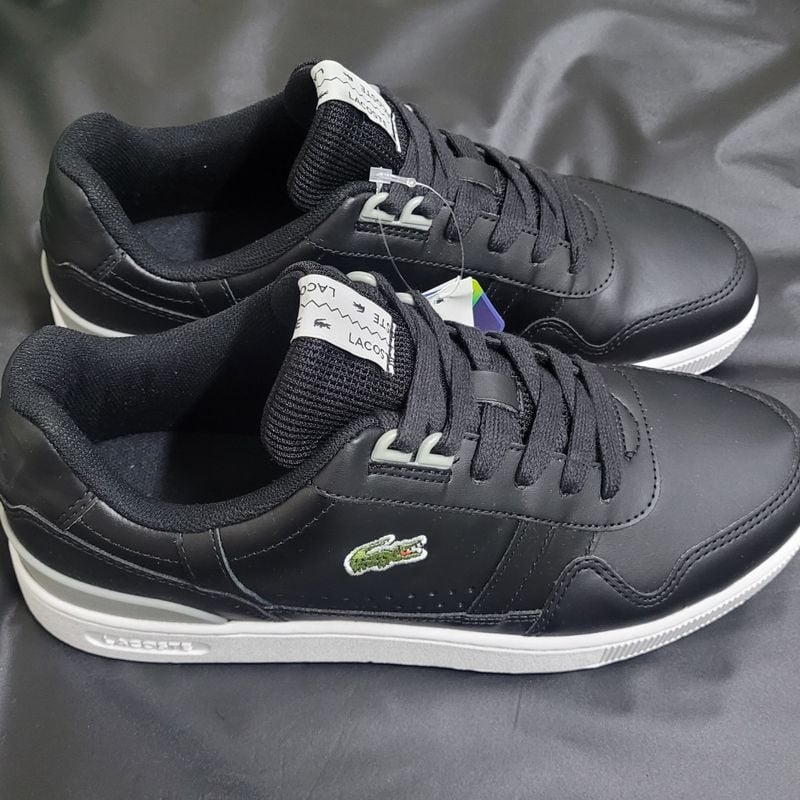 Tenis lacoste hot sale preto