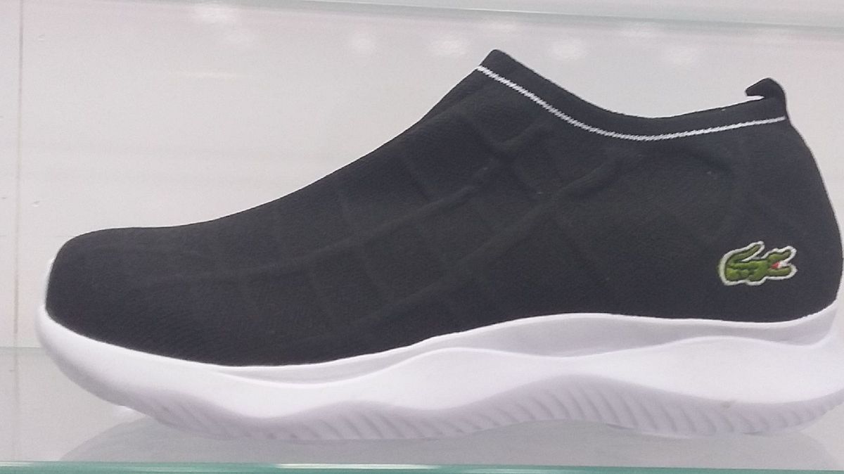 sapato lacoste preto