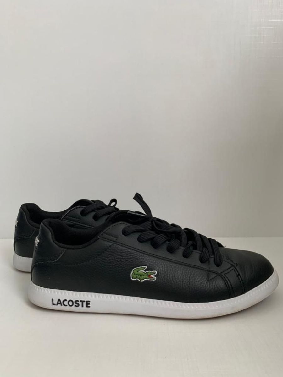 tenis lacoste todo preto
