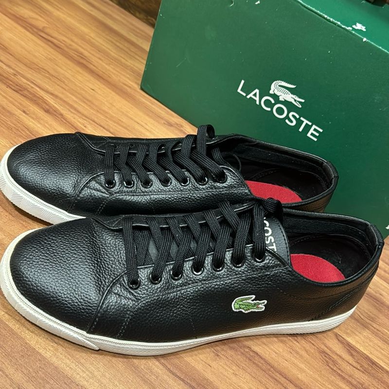 Tenis Lacoste Riberac Lcr3 Couro Tenis Masculino Lacoste Usado 96511016 enjoei