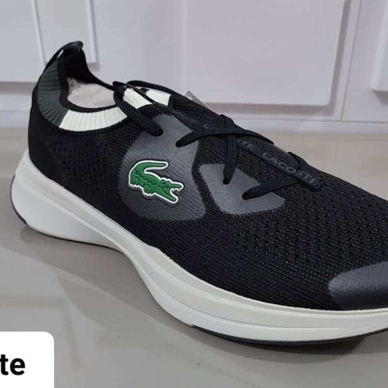 Tenis lacoste hot sale preto feminino