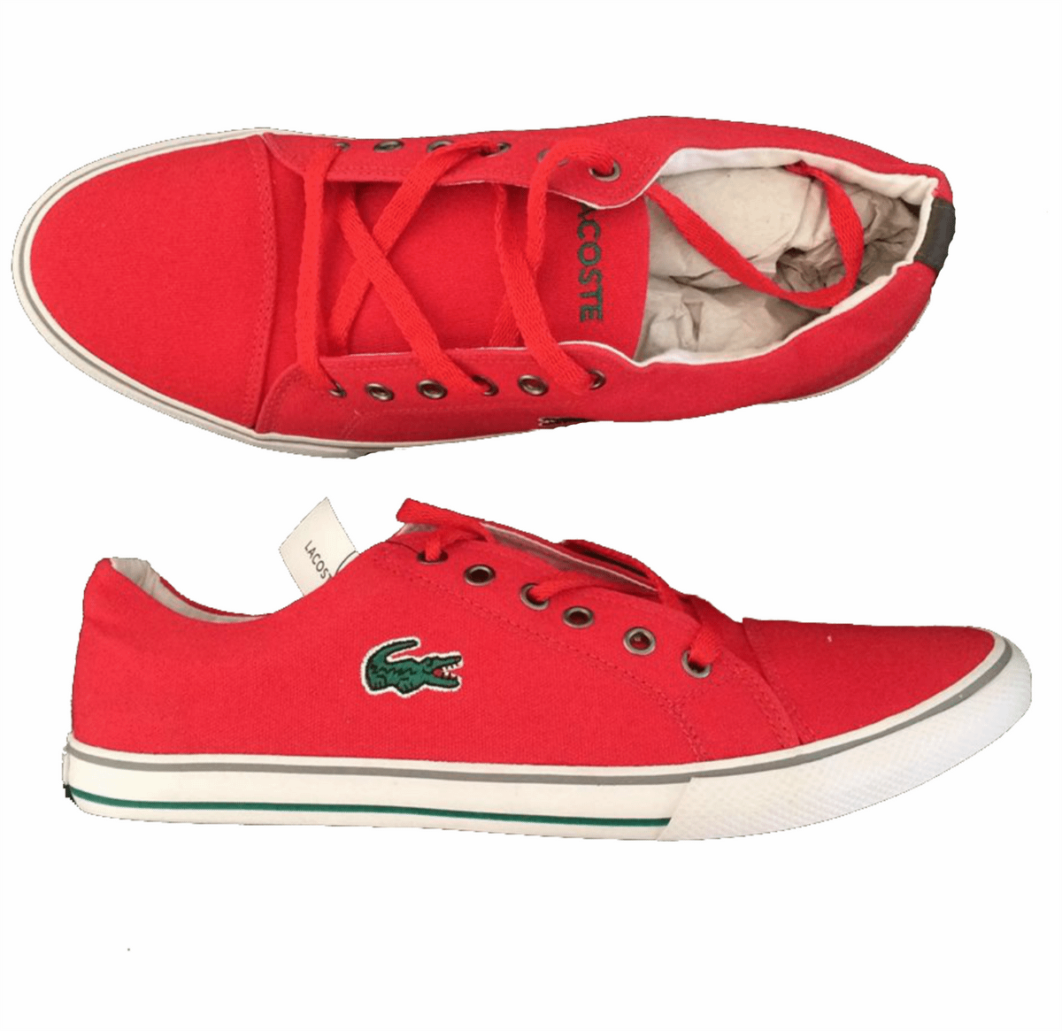 tenis lacoste feminino vermelho