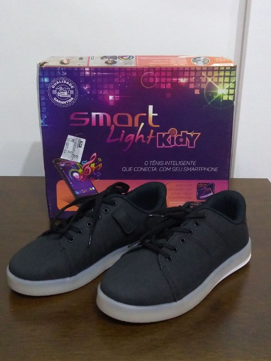 tenis led infantil recarregavel