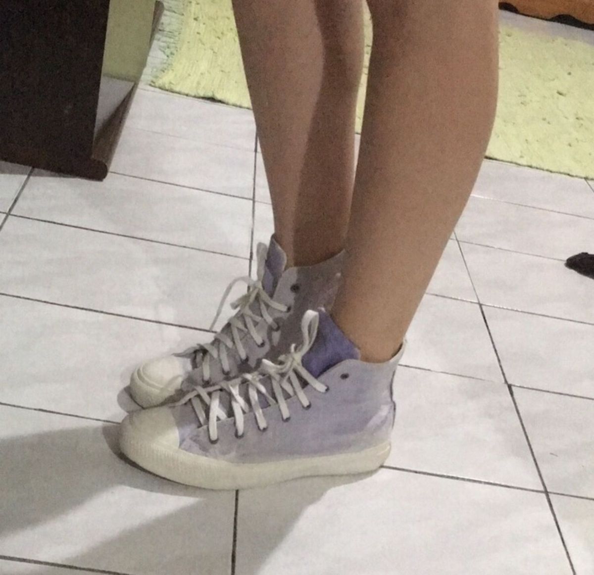 all star cano alto lilas