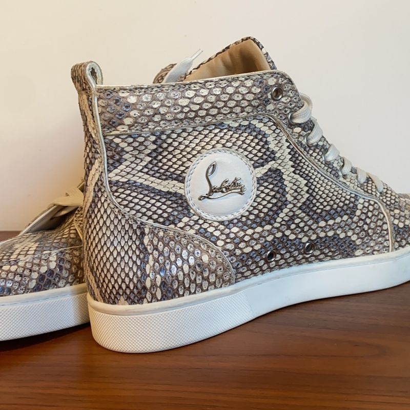 Louboutin python homme hot sale