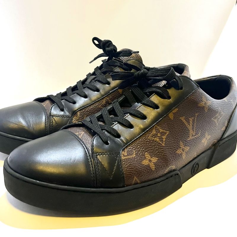 Tênis Louis Vuitton em Couro com Monograma | Tênis Masculino Louis Vuitton  Usado 82171077 | enjoei