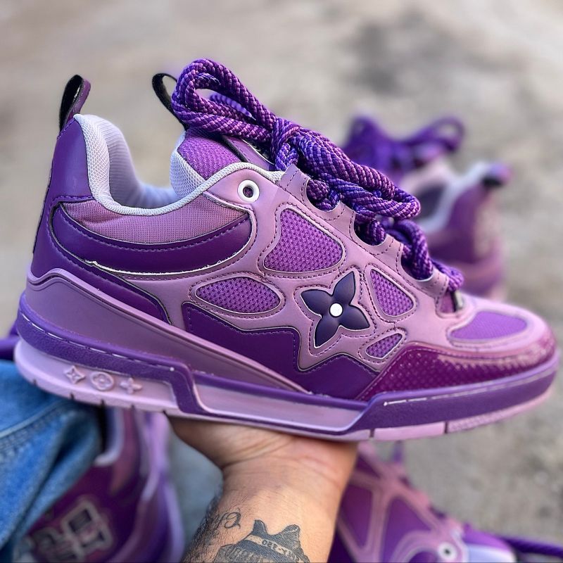 Tênis Lv Skate Roxo Tam 41 Envio Imediato Brinde Exclusivo
