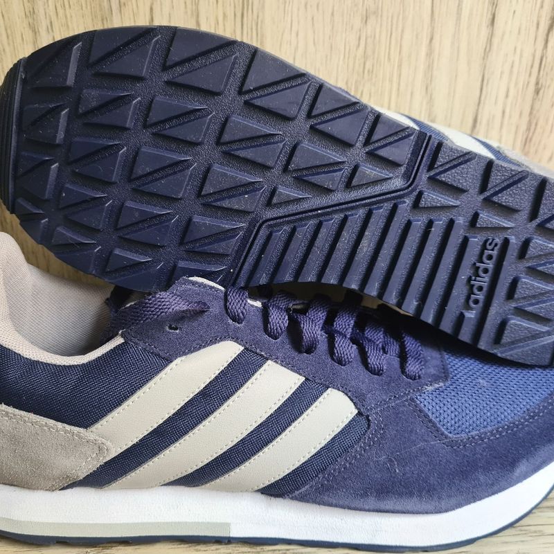 Tênis adidas 8k masculino - preto e clearance azul