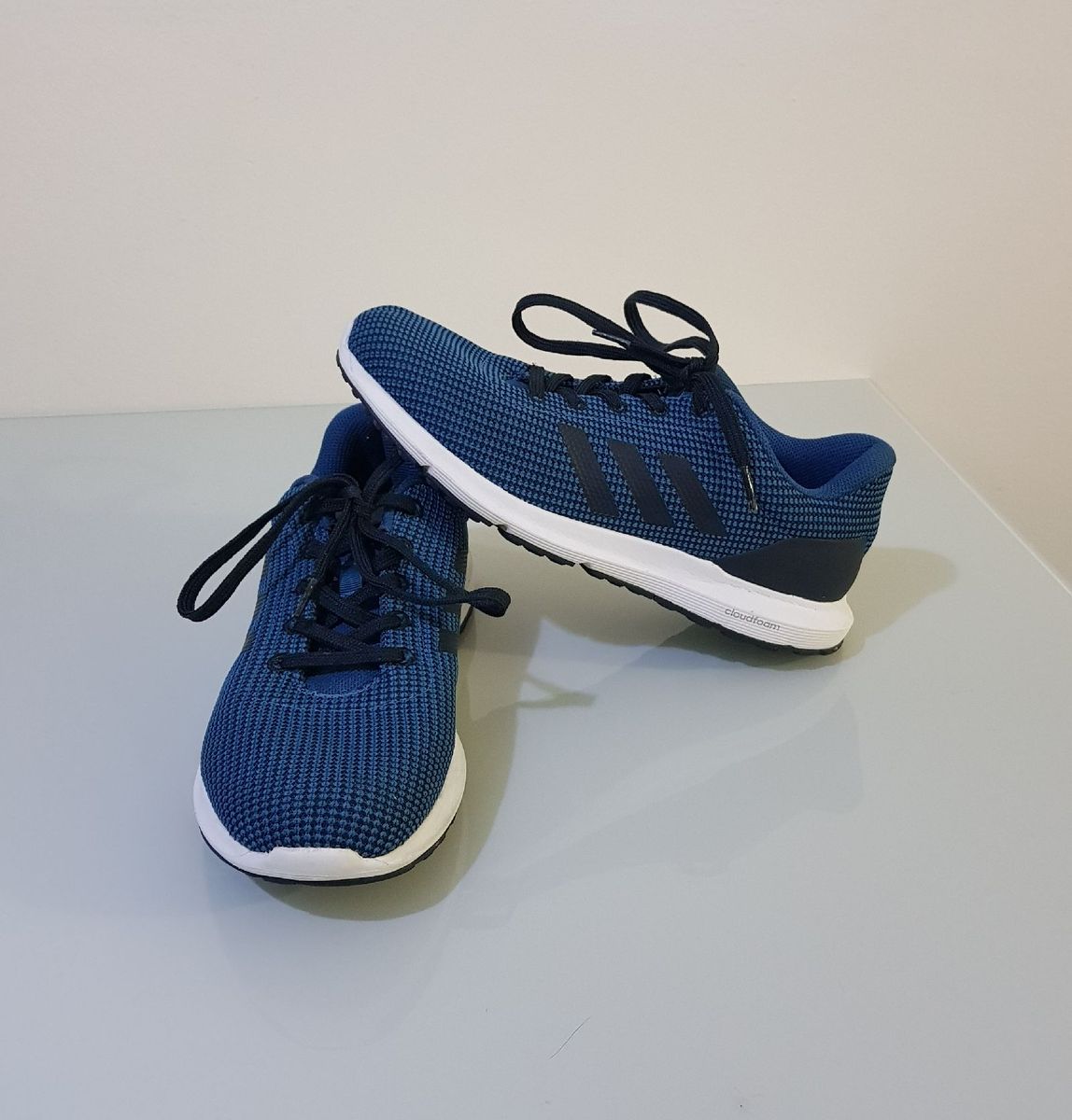 tênis adidas ortholite float azul masculino