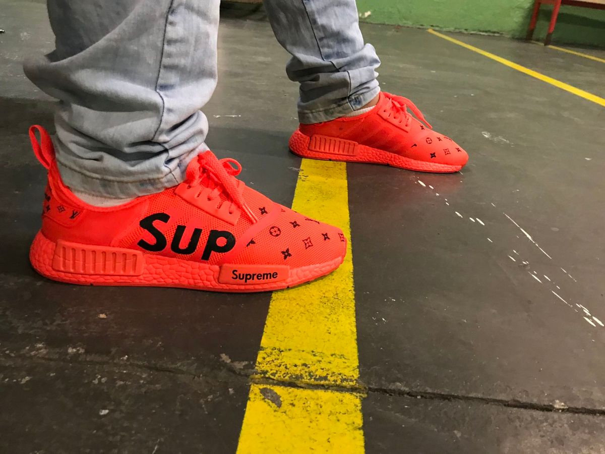 supreme louis vuitton tenis