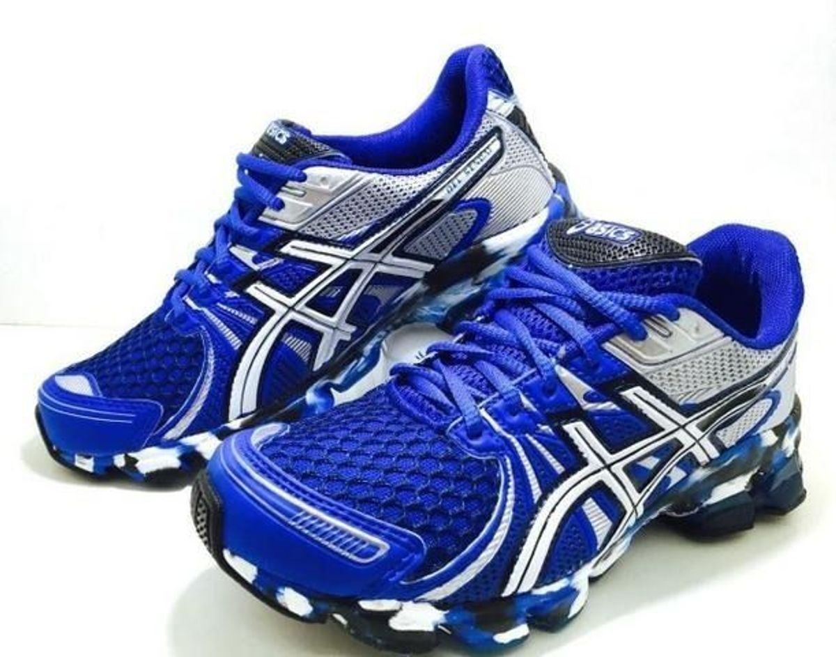 tenis asics sendai feminino colorido