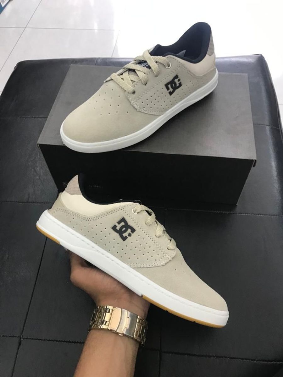 tênis dc shoes plaza lite cinza