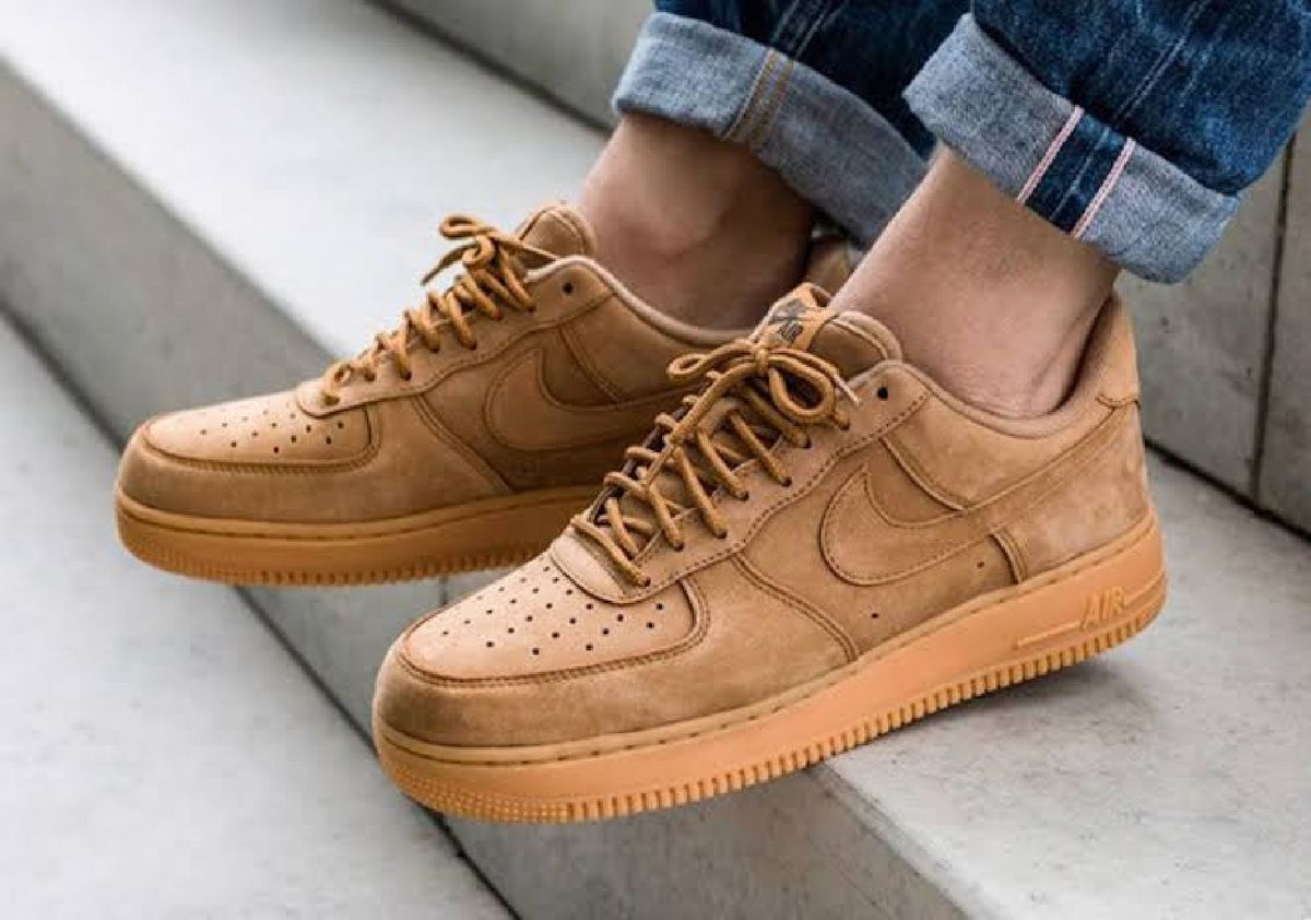 nike air force 1 bege masculino