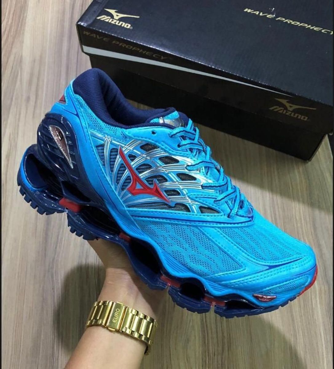 mizuno azul masculino