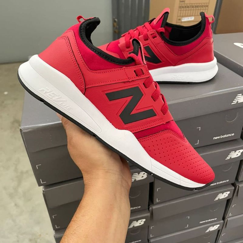 New balance best sale 247 vermelho masculino