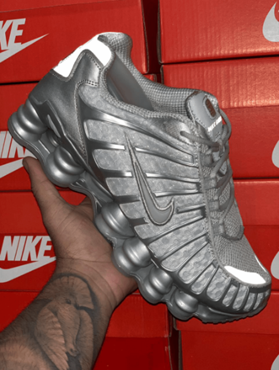 Tênis Masculino Nike Shox 12 Molas Tl Cinza Original Na Caixa Lacrada ...