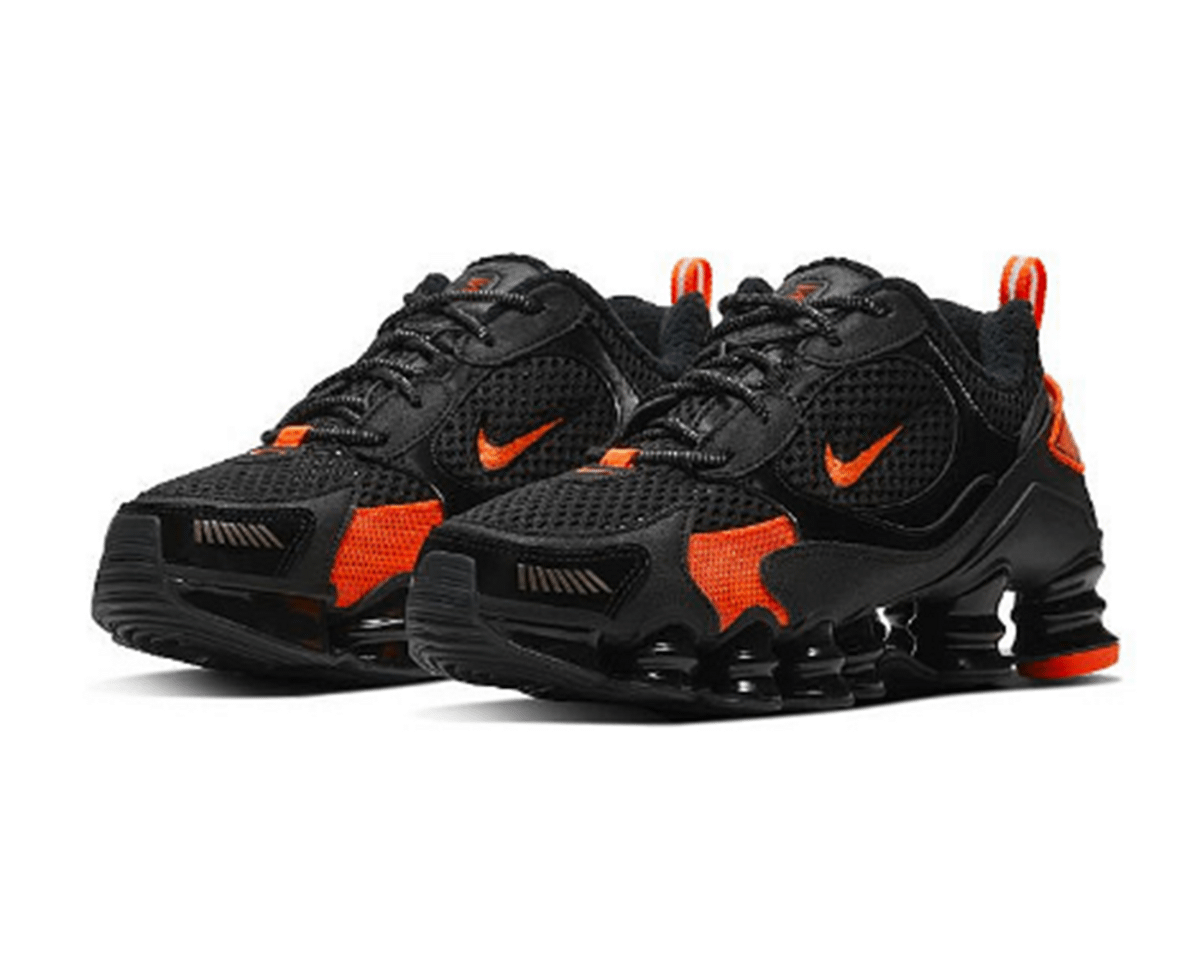 T Nis Masculino Nike Shox Tl Molas Preto E Laranja Original Promo O T Nis Masculino Nike