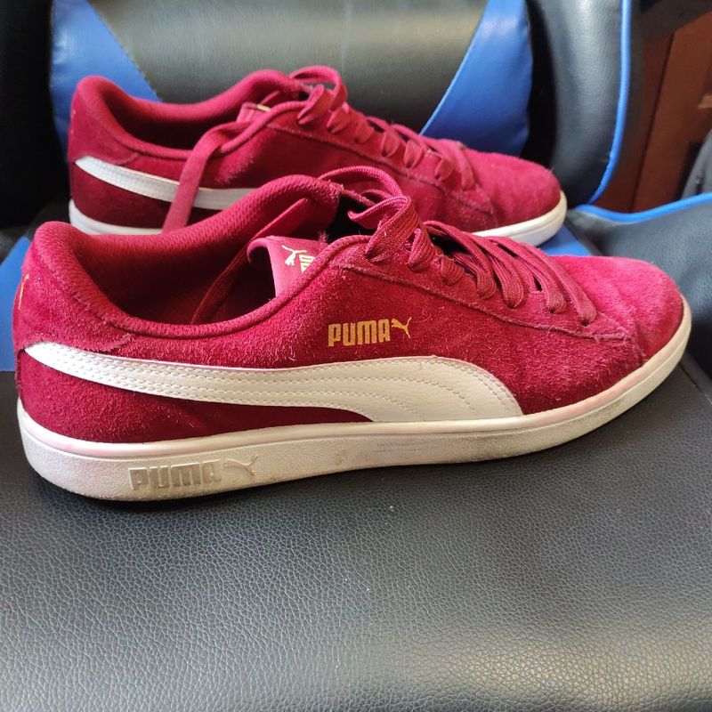 Puma store vinho camurça