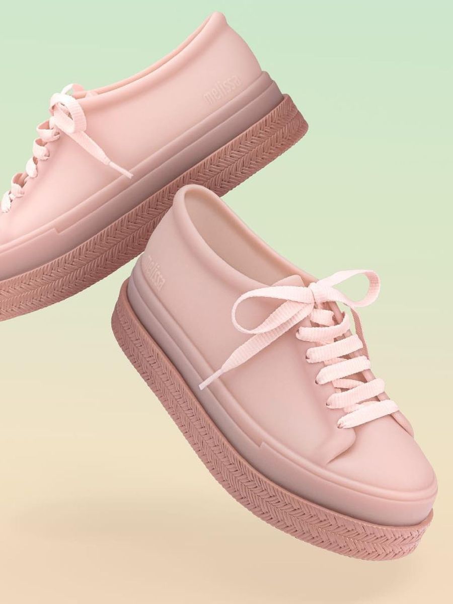 tênis rosa da melissa