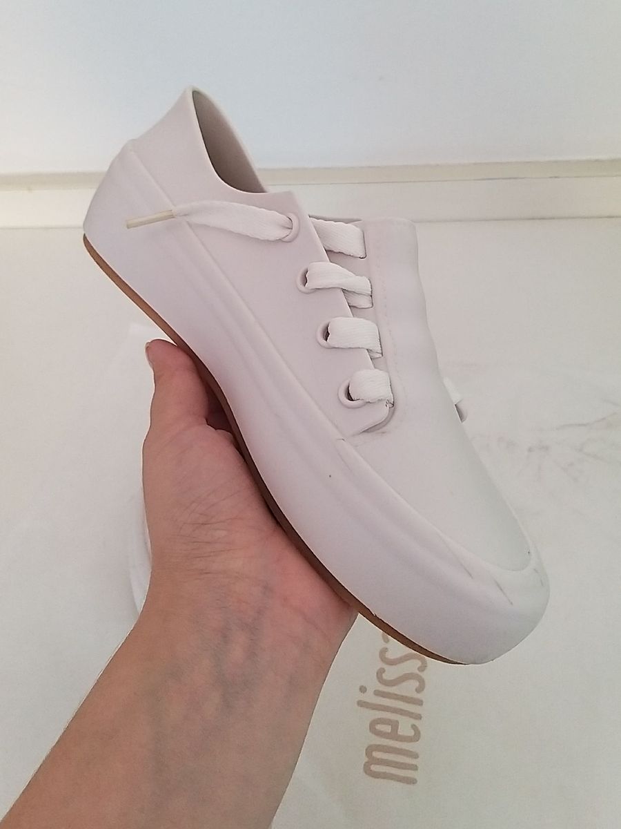 tenis branco feminino melissa