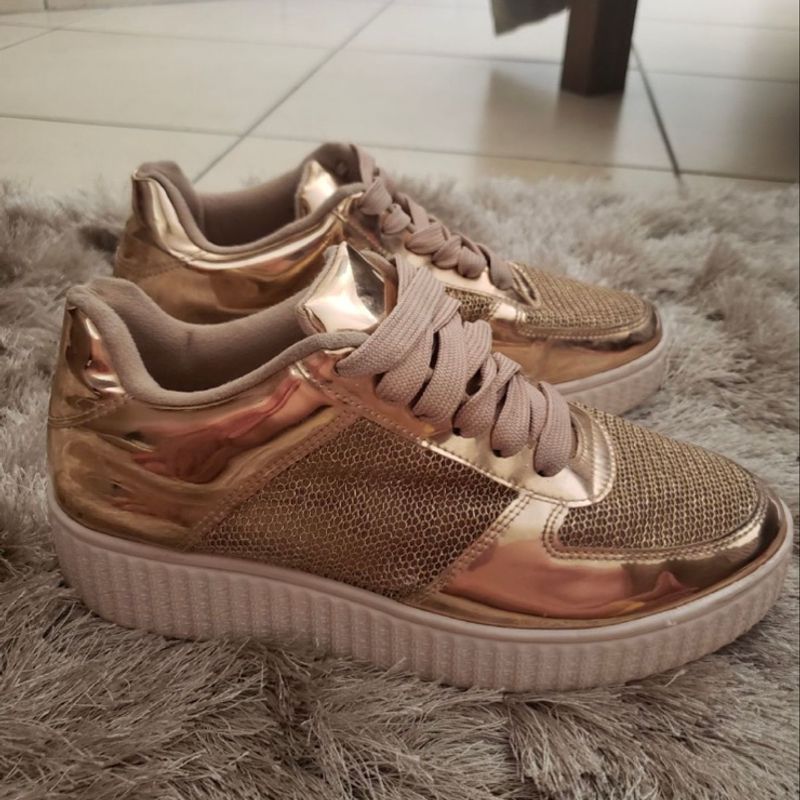 Rose Gold Tenis Vizzano Rose Metalizado Tenis Vizzano Metalizado