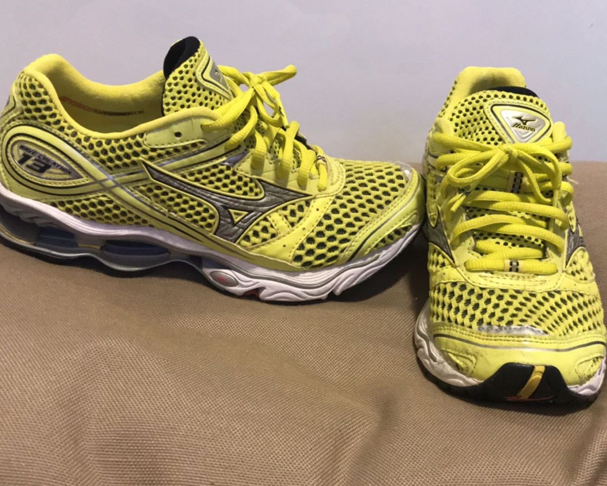 tenis mizuno feminino amarelo