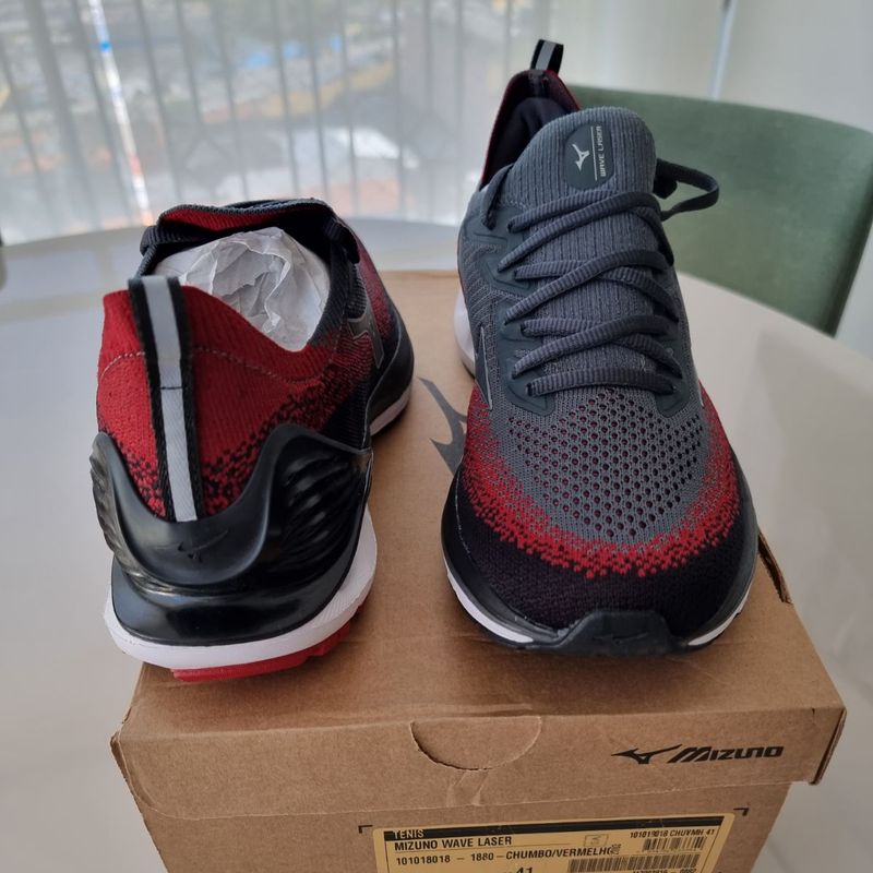 Tênis Mizuno Original Wave Laser Chumbo , Número 41 , Novo Na