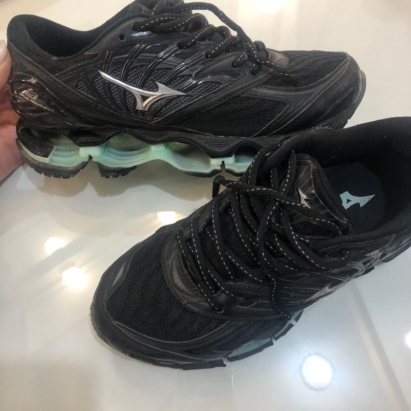 Tênis Mizuno Pro 8 (Preto e Verde, Numeração 36) | Tênis Feminino