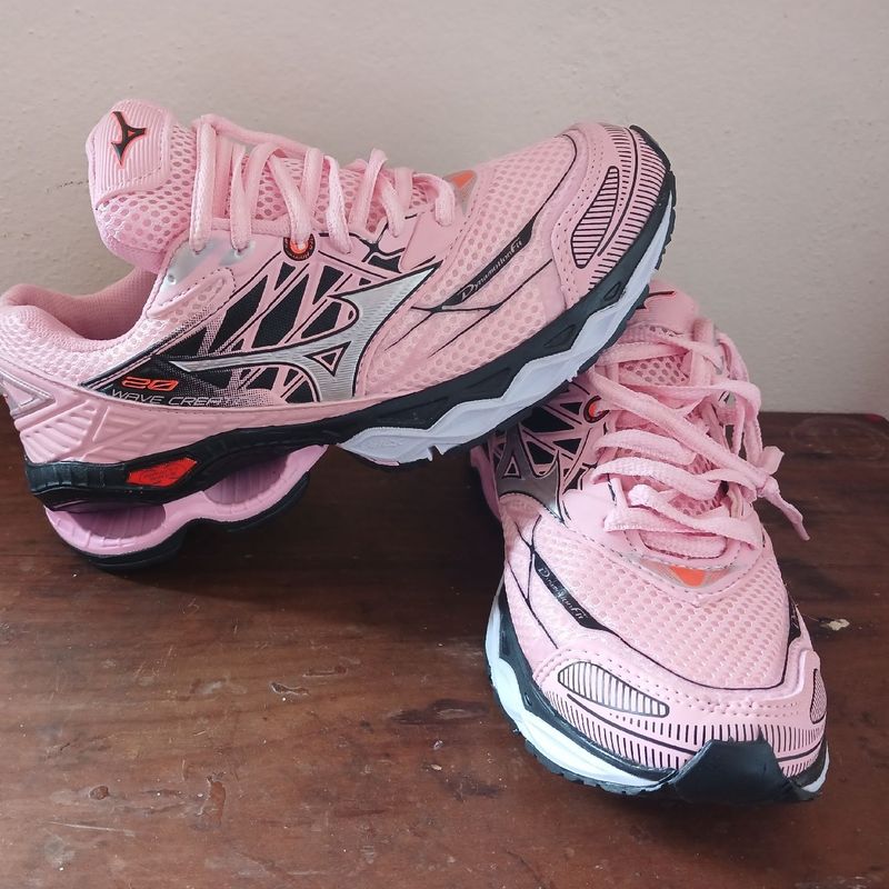 Tenis feminino best sale mizuno rosa