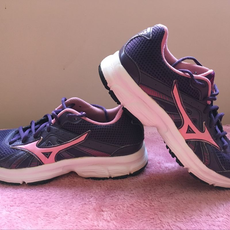 Tenis mizuno hot sale roxo e rosa