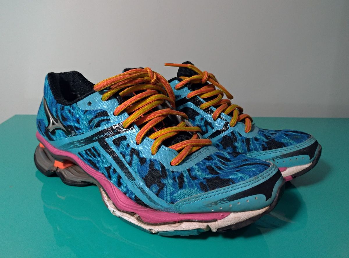 mizuno rosa e azul