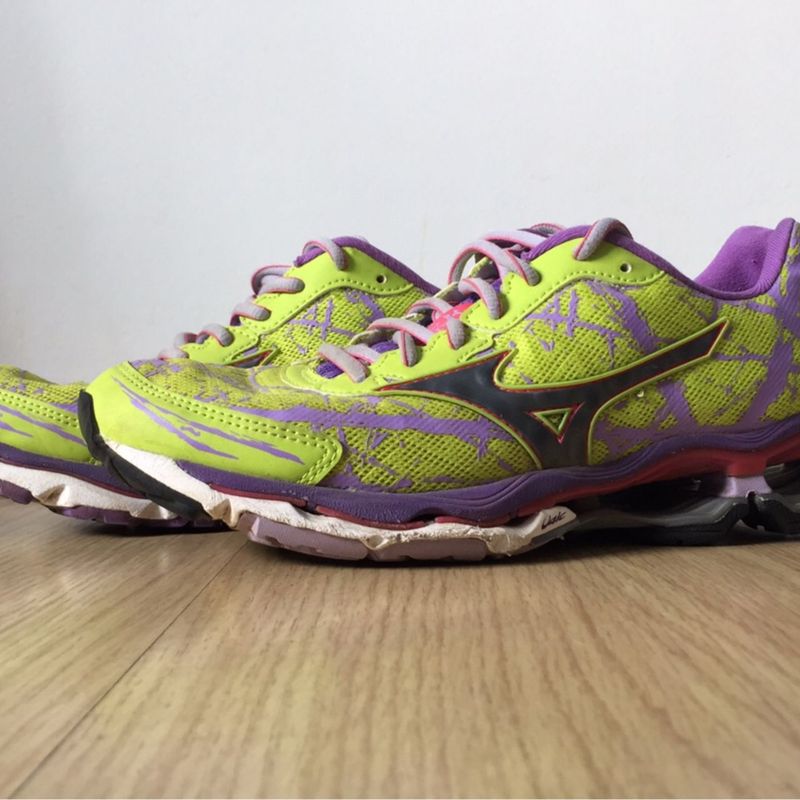 Mizuno feminino roxo e verde sales