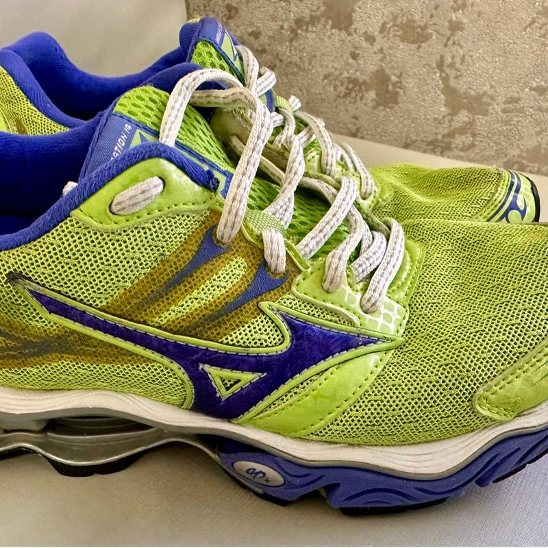 Mizuno verde outlet e azul