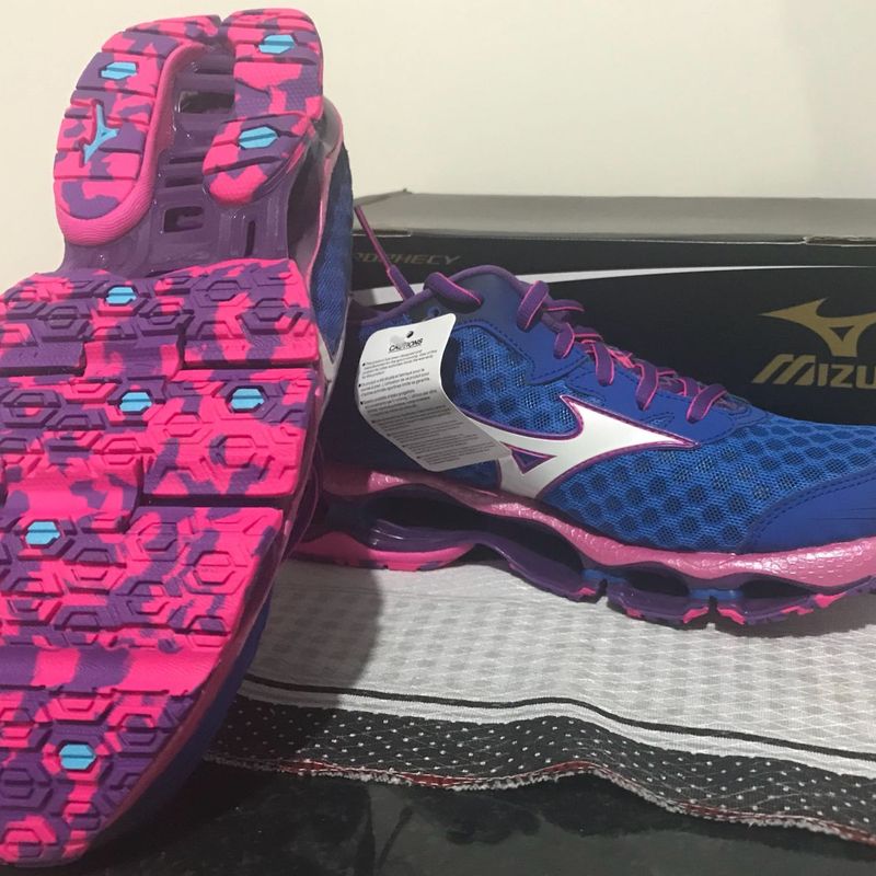 Mizuno prophecy 4 feminino azul e rosa hotsell