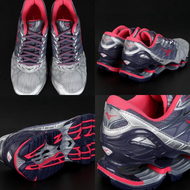 Mizuno prophecy 7 feminino grafite store e rosa