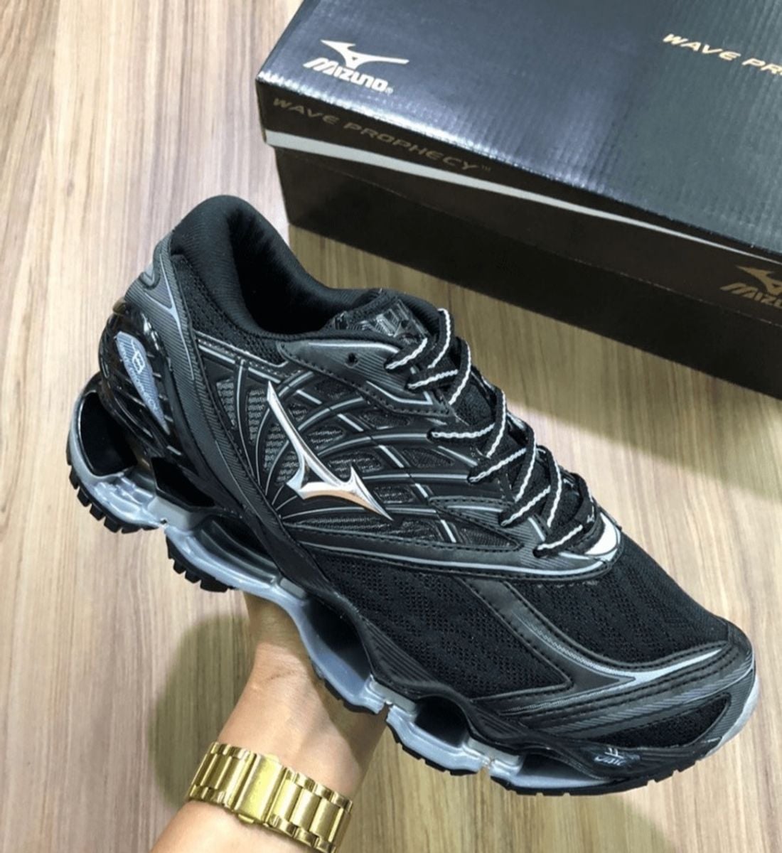 mizuno pro 8 todo preto