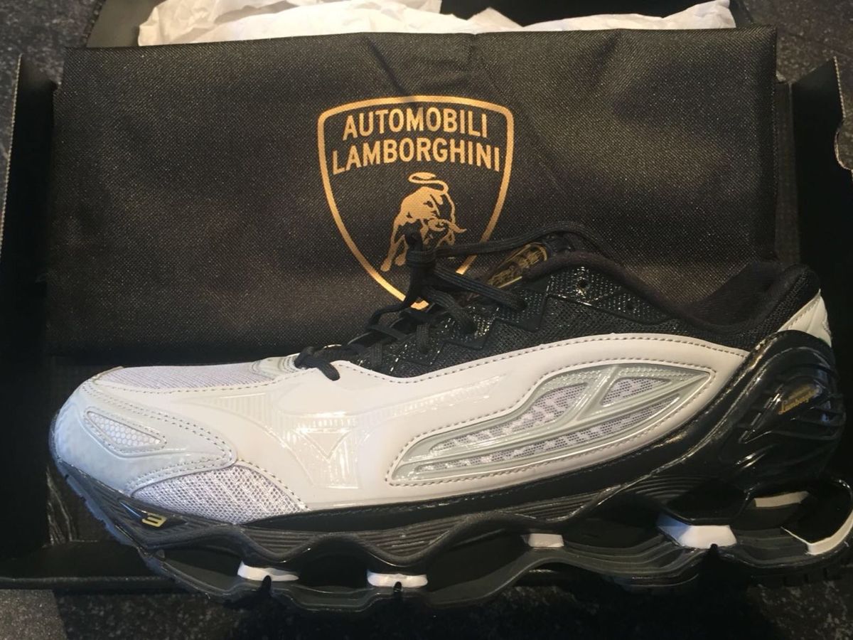 tênis mizuno lamborghini wave tenjin 3 preto