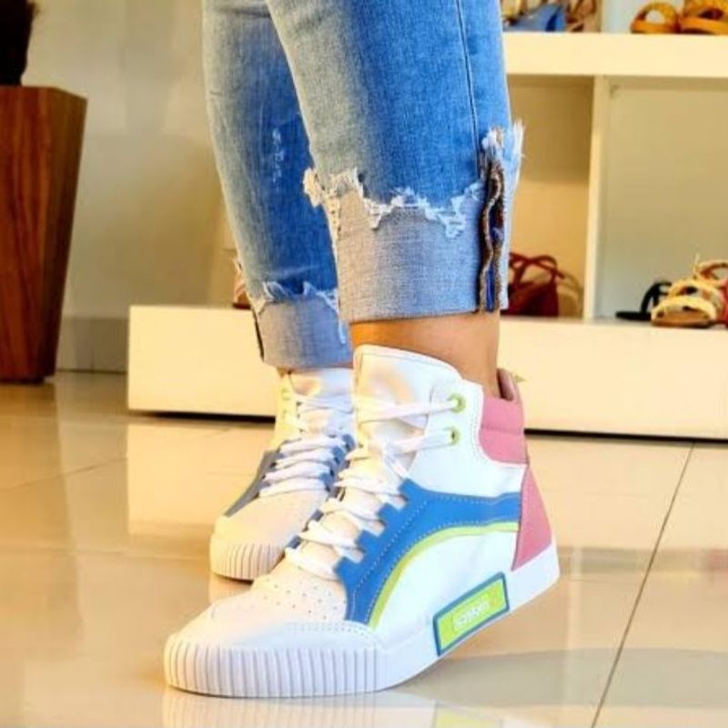 Tênis Moleca Feminino Cano Alto Moleca Nunca Usado 104444305