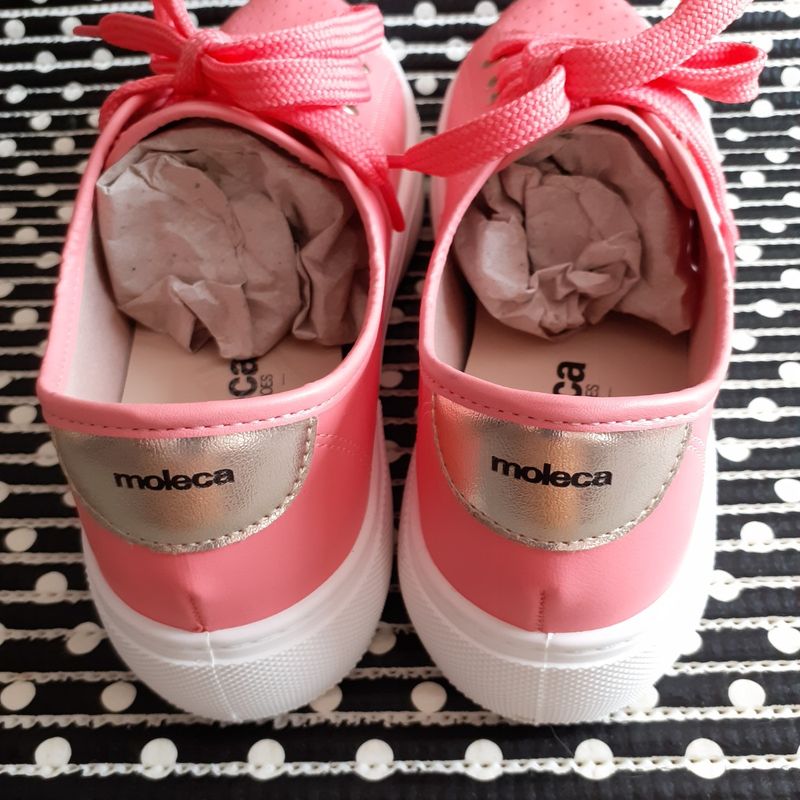 Tênis Moleca Flatform Rosa Moleca Nunca Usado 99646718 enjoei