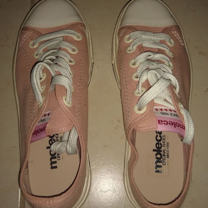 tenis moleca rosa bebe
