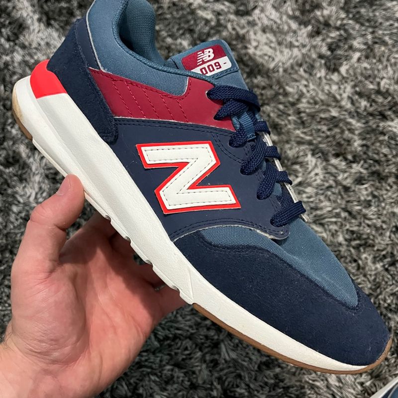 New balance hotsell tênis 009 azul