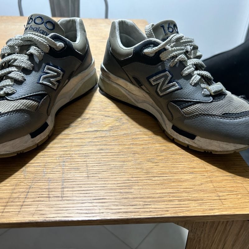 Tênis New Balance 1600 Couro Tenis New Balance 1600 Cinza Couro 38