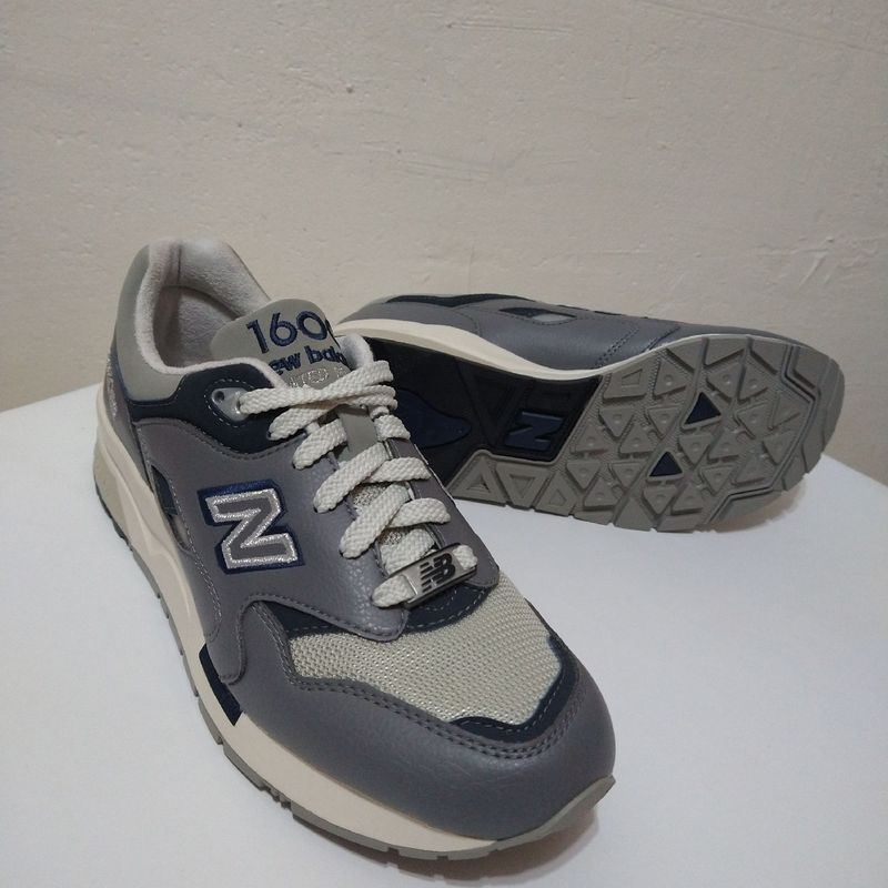 Tênis new balance 2024 1600 couro preto