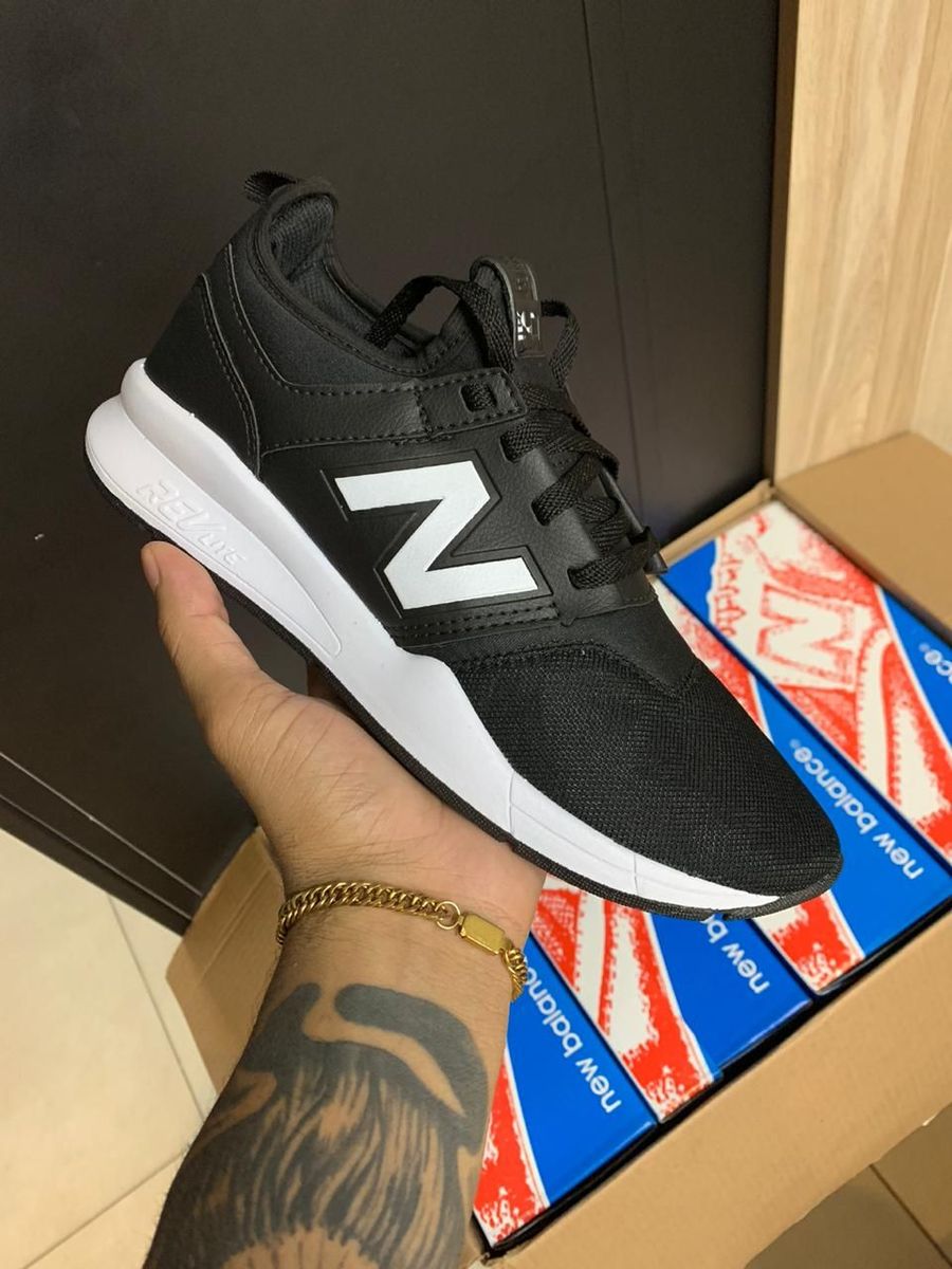 new balance 247 preto e branco