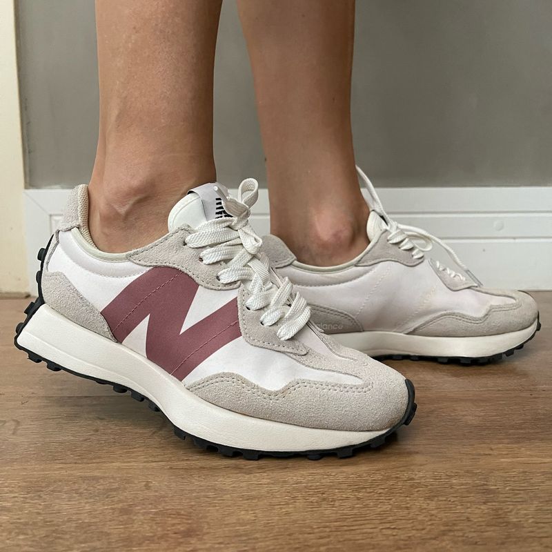 Tênis New Balance 327 Retro Branco Tênis Feminino New Balance Usado  97745647 enjoei