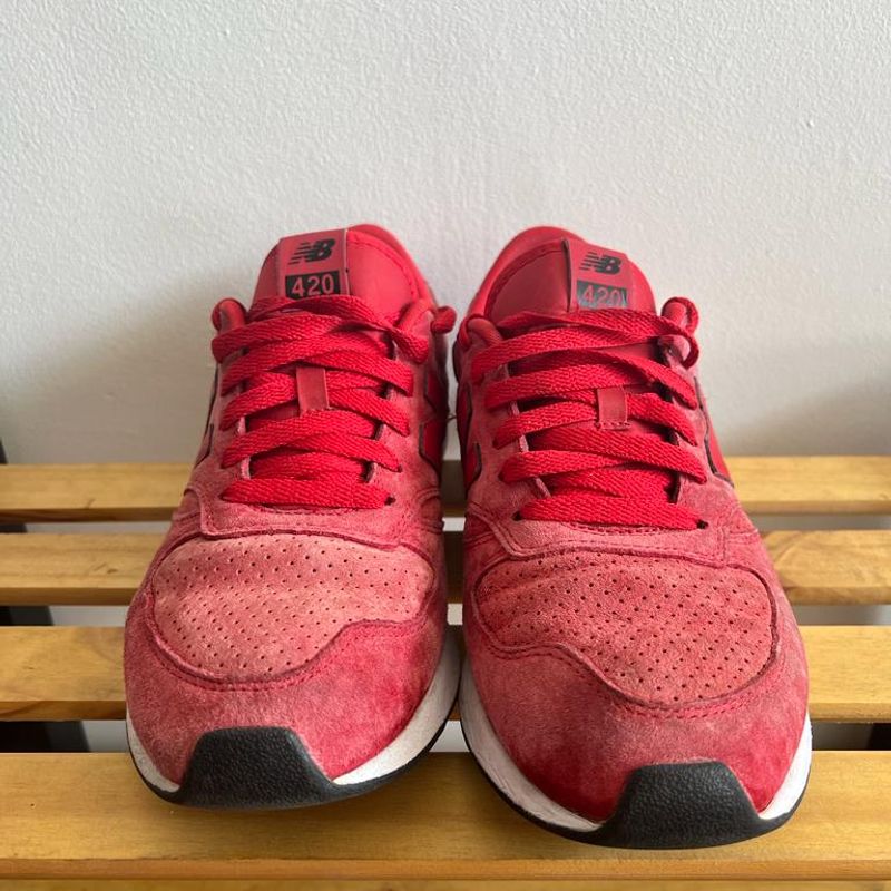 Tenis new store balance 420 vermelho